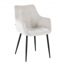 Armlehn Polsterstuhl Lucy gesteppt Perfekt Harmony Beige