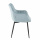 Armlehn Polsterstuhl Lucy gesteppt Perfekt Harmony Lichtblau