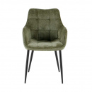 Armlehn Polsterstuhl Lucy gesteppt Perfekt Harmony Grün
