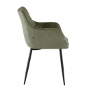 Armlehn Polsterstuhl Lucy gesteppt Perfekt Harmony Grün