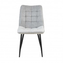 Polsterstuhl Lucy Stoff gesteppt Perfekt Harmony Grau