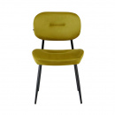 Stilvoller Polsterstuhl mit Metallbeinen Jona Olive