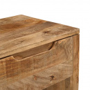 Nachttisch Mangoholz Schublade offenes Fach 65 cm