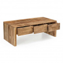 Couchtisch Mangoholz Sope 3 Schubladen 130 cm