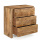 Kommode Sope Mangoholz 3 Schubladen 80 cm
