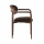 Polsterstuhl Soke harmonisch mit Armlehne Holzoptik Umber