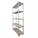 Shabby Chic Holz Regal Lay grau 210 cm