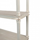 Shabby Chic Holz Regal Lay grau 210 cm
