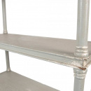 Shabby Chic Holz Regal Lay grau 210 cm