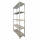 Shabby Chic Holz Regal Lay grau 210 cm