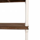 Landhausstil Holz Regal Lay braun weiß 210 cm