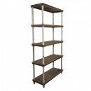 Landhaus Antikstyle Holz Regal braun cremeweiß 210 cm