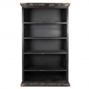 Bücherschrank Lay Vintage Holz schwarz Bücherregal