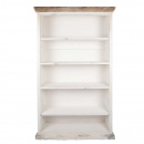Bücherschrank Lay Landhausstil weiß Holz...