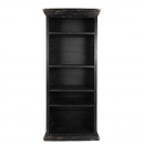 Bücherschrank Vintage Holz schwarz Bücherregal...