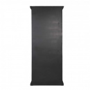 Bücherschrank Vintage Holz schwarz Bücherregal 80 cm