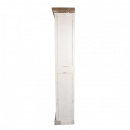 Bücherschrank Landhausstil weiß Holz Bücherregal 80 cm