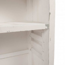 Bücherschrank Landhausstil weiß Holz Bücherregal 80 cm