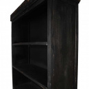 Brocante Holz Bücherschrank Lay schwarz 115 cm