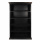 Brocante Holz Bücherschrank Lay schwarz 115 cm