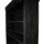 Brocante Holz Bücherschrank Lay schwarz 115 cm