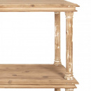 Brocante Holz Regal naturell Gestell White Wash