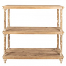 Brocante Holz Regal naturell Gestell White Wash