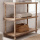 Brocante Holz Regal naturell Gestell White Wash