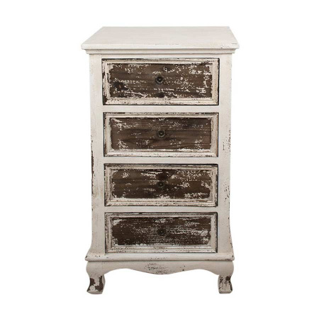 Shabby Chic Kommode 4 Schubladen Brocante Sideboard