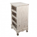 Shabby Chic Kommode 4 Schubladen Brocante Sideboard