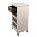Shabby Chic Kommode 4 Schubladen Brocante Sideboard