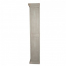 Holz Bücherschrank Shabby Chic Lay grau 195 cm