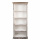 Holz Bücherschrank Shabby Chic Lay beige braun 195 cm