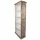 Holz Bücherschrank Shabby Chic Lay beige braun 195 cm
