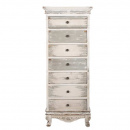 Holz Kommode Lay Shabby Chic 7 Schubladen versetzt