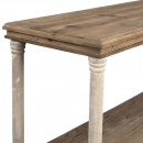 Landhaus Antikstyle Holz Fächerregal 110 cm