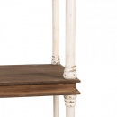 Landhausstil Holz Regal Lay braun weiß 55 cm breit