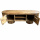 Altholz TV Lowboard oval 140 cm Ecken rund