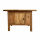 Teak Holz TV Sideboard mit Klapptür 80 cm