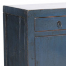 Sideboard recyceltes Mixholz Vintage blau 156 cm