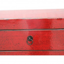 Sideboard recyceltes Mixholz Vintage rot 157 cm