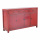 Sideboard recyceltes Mixholz Vintage rot 157 cm