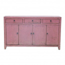 Sideboard recyceltes Mixholz Vintage rose 156 cm