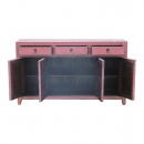 Sideboard recyceltes Mixholz Vintage rose 156 cm