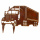 Deko LKW Metall Truck Rostpatina Gartenstecker