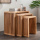 Holz 3er Set Teak Beistelltische Wody 44 cm