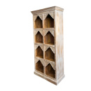 Jaroka Holzschrank Vintage White Wash 180x90