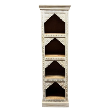 Jaroka Holzregal Vintage White Wash 180x50