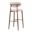 Barhocker Japandi Metall Gestell Oatly Barstuhl