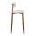 Barhocker Japandi Metall Gestell Oatly Barstuhl